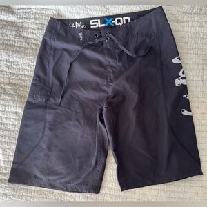 Salt Life Black Men's Swim Board Shorts